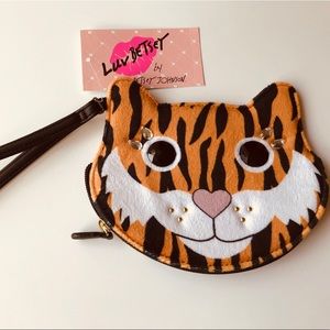 Betsey Johnson Tiger Wristlet
